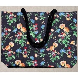 Disney Minnie‎ Mouse floral print Large travel tote bag